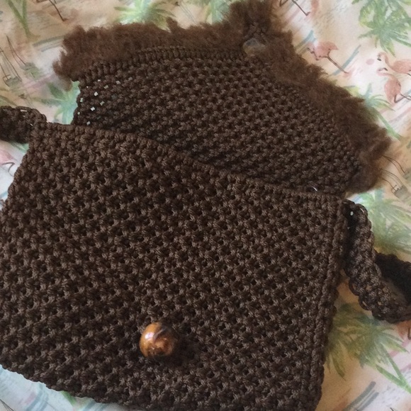 1970’s style macrame shoulder bag. - Picture 6 of 7